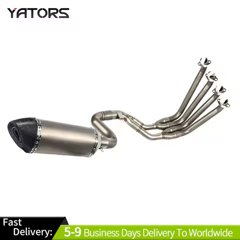 Full Exhaust System Header Tail Pipe For CBR650R CB650R CB650F CBR650F 2018-2025 Exhausts Pipes