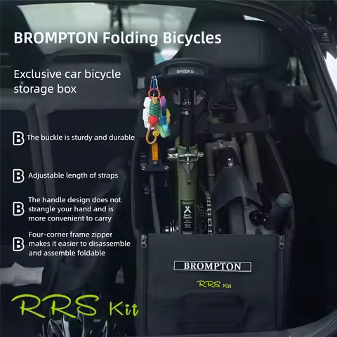 RRSKIT Foldable Bike Loading Bag For Brompton 14-16 Inch For Dahon Ruhm 18-22 Inch Bicycle Dustproof