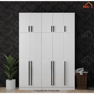 🔥READY STOCK🔥5X8FT 2/ 4/6/10 DOORS WARDROBE WITH TOP almari baju/kabinet baju almari baju budak/5 kaki