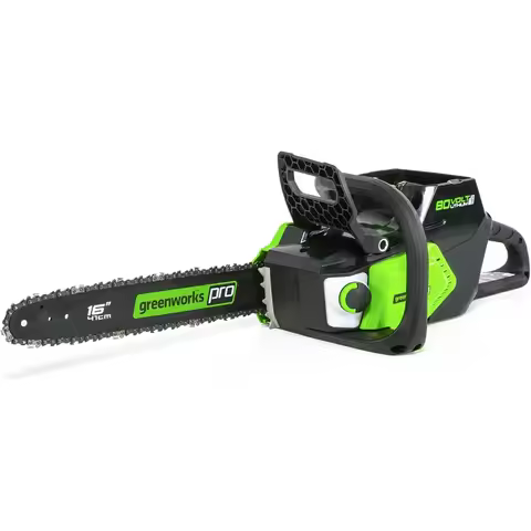 80V 16 Brushless Cordless Chainsaw (Great For Tree Felling, Limbing, Pruning, and Firewood / 75+ Com