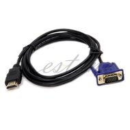 BT 6FT 1 8M 1080P  Gold Plated MALE TO VGA HD-15 MALE Cable Adapter