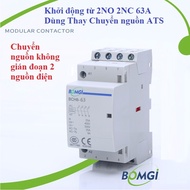 Contactor 2NC 2NO 63A 100A BOMGI - khởi động từ dùng chuyển nguồn tự động không mất điện