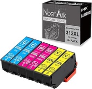 NoahArk 6 Packs 312XL Remanufactured Ink Cartridge Replacement for Epson 312 XL 312 T312 for Express