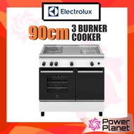 Electrolux ECG930W 3 Burner Freestanding Gas Cooker (62L Gas Oven) / Elba 3 Burner (70L Gas Oven) EG