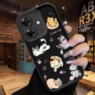 Cartoon Multiple Cute Cat Phone Case For Realme Note 60 50 60X Note 70 70T C61 C63 GT 6 6T Neo 6 C53
