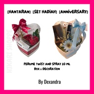 SET HANTARAN perfume DEXANDRA lelaki perempuan dan Set hadiah Birthday - HARI JADI - SUPRISE BOX