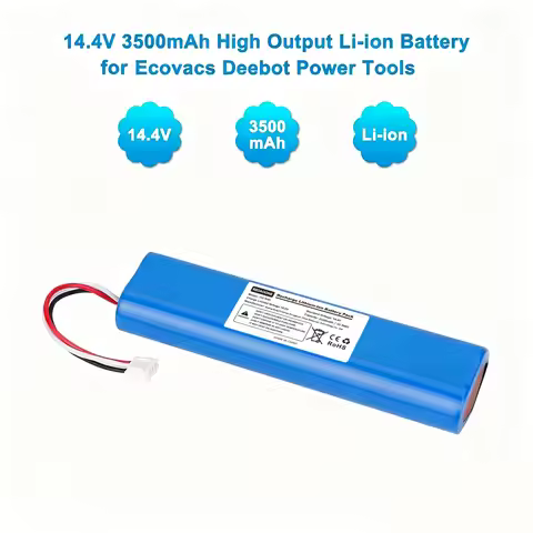Long Runtime 14.4V 3000mAh Replacement Battery for Ecovacs N8 N8 Pro N8+ Ozmo 900 905 930 937, Safet