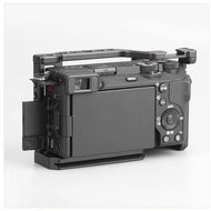 1 Piece Camera Cage Vertical Handle Cage Black A6700 Camera Cage Expansion Frame Kit