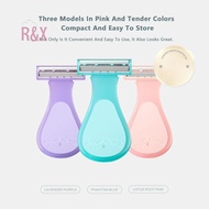 <&X< Portable Shaving Razor Stainless Steel Razor Blade Remove Body Hair for Woman new