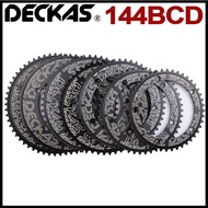 Deckas 144BCD Chainring 44T 46T 48T 50T 52T 54T 56T Single Chainring Upgraded Version Of Positive Negative Teeth For TMB Bike