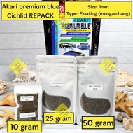 Akari Premium Blue Cichlid Repack | Floating 1mm | Chana predator Fish 1mm