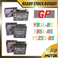 GP-MF BATTERY 12V GP BATERI YB3L YB5L YTZ5S Y15ZR LC135 WAVE125 EX5 HONDA YAMAHA MODENAS