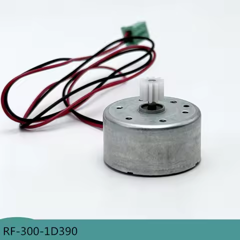 RF-300CA-1D390 DC 1.5V-6V 3V Silent Spindle Mini 24mm Round 300 Motor Solar Engine Fan DIY CD/DVD Dr
