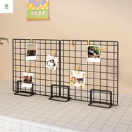 LUOLVTH Storage Rack, Metal with Base Display Rack, Creative Grid Grid Frame Jewelry Booth Rack For 