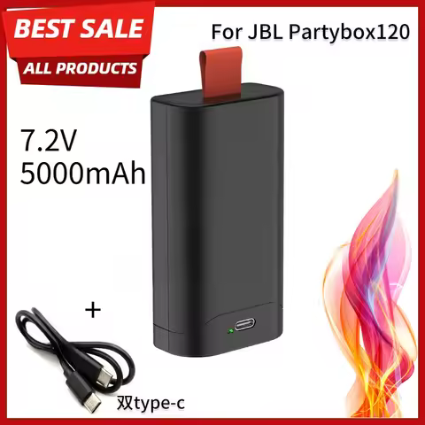 For JBL PartyBox 120 battery with Type-C port Battery 200 battery FG2CELL21700