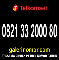 Nomor Cantik Simpati Telkomsel Support 5G Nomer Kartu Perdana 0821 33 2000 80