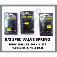 R/S SPEC VALVE SPRING SONIC 150R / RS150R /  Y15ZR / LC135 K2 / SINGLE RATE