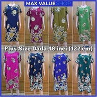(𝟭𝟭𝟬𝟭# 𝗕𝗮𝘁𝗶𝗸 𝗗𝗿𝗲𝘀𝘀 𝗕𝗲𝗿𝗸𝘂𝗮𝗹𝗶𝘁𝗶) Baju Tidur Batik Indonesia Plus Size / Daster Batik Murah / Dress Batik Modern