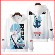 RE ZERO Rem Anime Jacket - Unisex Loose Fit Long Sleeve