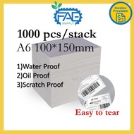 Thermal paper sticker AWB 100*150mm Stack 50pcs Pelekat kertas haba AWB 100*150mm Tindanan 50pcs