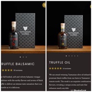 The Truffles Tasmanian Truffle oil & Truffle Balsamic Vinegar