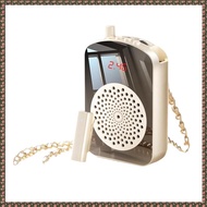 (JPTZ) Wireless Voice Amplifier Wireless Lavalier Lapel Microphone for Classroom/Yoga/Conference Rec