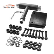 [Baoblaze] Skateboard Trucks and Wheels Set Skateboard Tool, Skateboard Hardware Set for