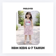 H&M KIDS OVERALL SKIRT/ FOR GIRLS AGED 6-7 YEARS H&M KIDS OVERALL/ HELLO KITTY OVERALL/ DRESS FOR GI