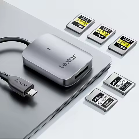 Lexar USB 3.2 USB A Type-C Reader RW515U CFexpress Type-A SONY Camera Card Reader for iPhone 16 Type