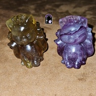 Nine Tail Fox Flute Carving