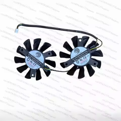 PLA07010S12HH DC12V 0.50A 65mm 4Wires For MSI R5770 N450GTS HAWK A pair Graphics Card Cooling Fan NE