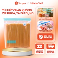 Reusable Food Vacuum Bags, Zip Sealed Vacuum Bags