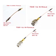 TS9 SMA N-Type Adapter Converter Cable for 4G Router antenna B618, E5186, B315, B310, B529