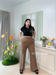 กางเกงขาม้าน้อยสาวอวบผ้าเปเป้เอว34-46” รหัสG