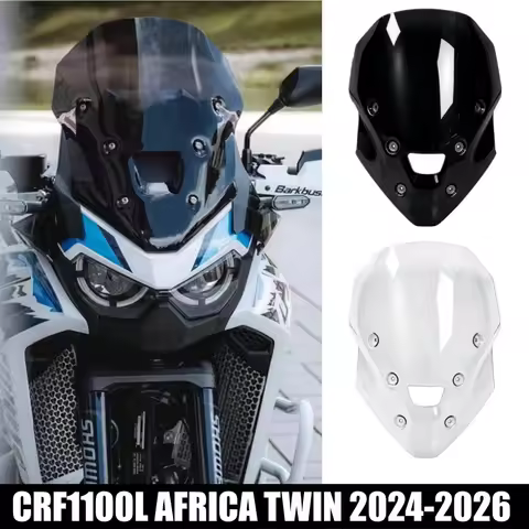 For Motorcycle Honda CRF1100L Africa Twin 2024 2025 2026 Motorcycle Sport Touring Windshield Windscr