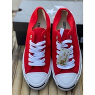 พร้อมส่ง!!! รองเท้าผ้าใบ Converse Jack สีแดง Converse Jack รองเท้าผ้าใบใส่ได้ทั้งชาย-หญิง