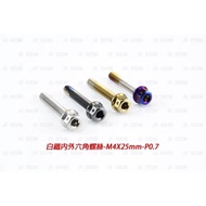 [HSL Xinsheng Wheel Vehicle Industry] JZBIKES Geneneng Firm White Iron Inner Outer Hexagon Screw M4X