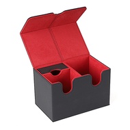 กล่องใส่การ์ดมายากล TCG กล่องเก็บการ์ดสีทึบกล่องเก็บของเล่นเกมด้านบนโหลดด้านข้าง