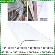 [chiwanji242] Awnings Window Awning Transparent Cover No Brackets Wall Mounted Porch Awning PC