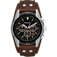 Fossil Men's Coachman Chronograph Brown Leather Watch CH2891