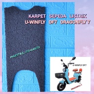 Karpet Sepeda Motor Listrik U-WINFLY DF7 u-winfly Dragonfly 7 Karpet Alas Kaki Motor U-Winfly