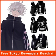 Tokyo Revengers Senju Kawaragi Wakasa Imaushi Cosplay 3D Printed Hooded  Men Women Zip Up Jacket