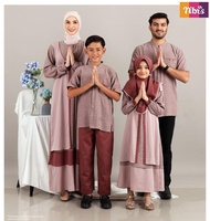 SARIMBIT NIBRAS TERBARU 2024 / SARIMBIT CLARA DRY ROSE / BAJU KELUARGA RAYA COUPLE NIBRAS KELUARGA MUSLIM TERBARU 2024