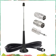 FM Telescopic Antennas for  FM Antennas Indoor FM Radio Antennas with 3 Adapter for Household Digita
