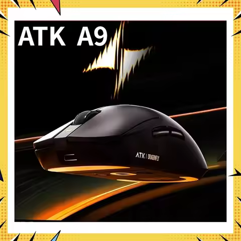 ATK A9 Ultra Wireless Gaming Mouse A9/A9 SE/A9 Plus/Pro Max/Ultra Tri-Mode 8K 53g Lightweight Esport