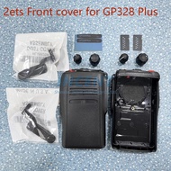 2 Set Perumahan Depan Motorola GP328 Plus GP328 Plus Walkie Talkie Set Radio Dua hala