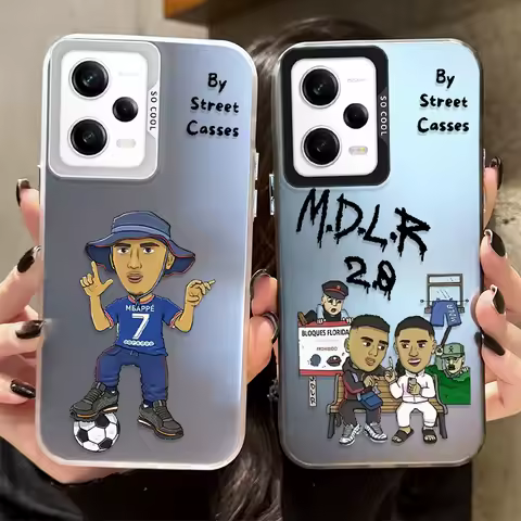 M-Morad MDLR Morad04 Plating Case for Xiaomi Redmi Note 14 12 13 11 Pro Plus 4G 5G 12S 11S 10S 10 9 