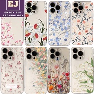 SYfloraStyle Casing Full Screen Small Flower Phone Casing for Iphone 16e 13 15 16 Pro Max 15 16 Plus