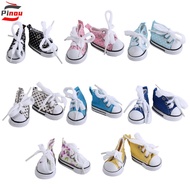 PINOU Doll Casual Canvas Shoes, Colorful Cute Doll Mini Canvas Shoes, Handmade 5CM Mini Kawaii Mini 