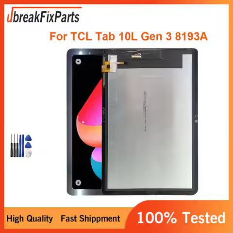 10.1"For TCL Tab 10L Gen 3 8193A 8193 8493A LCD Display Matrix Touch Screen Digitizer Assembly Tools